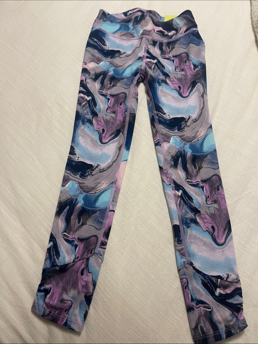 all in motion Marble Swirl Leggings in Blue, Purple & Pink